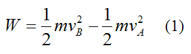 Total work done on particle for conservation of energy