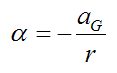 Example of kinematic relationship illustrating sign convention for equations of motion 2