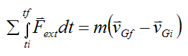 Newtons second law for system of particles for derivation of linear momentum 4