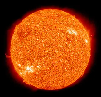 sun picture showing nuclear energy