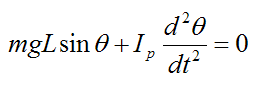 differentiate equation for conservation of energy for the pendulum 2