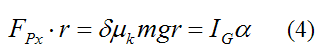 general moment equation for billiard ball 3