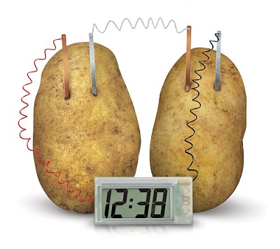 picture of potato clock