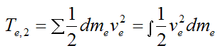 final kinetic energy of exhaust gases for rocket traveling through space